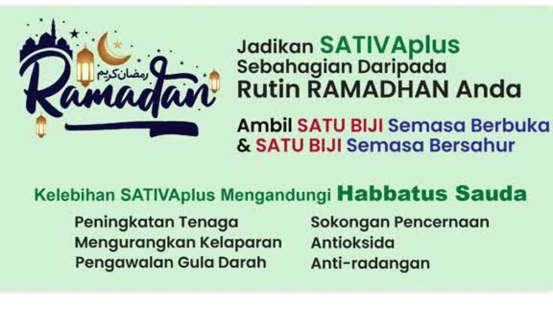 ⁣SATIVAPLUS (RAMADHAN MUBARAK)