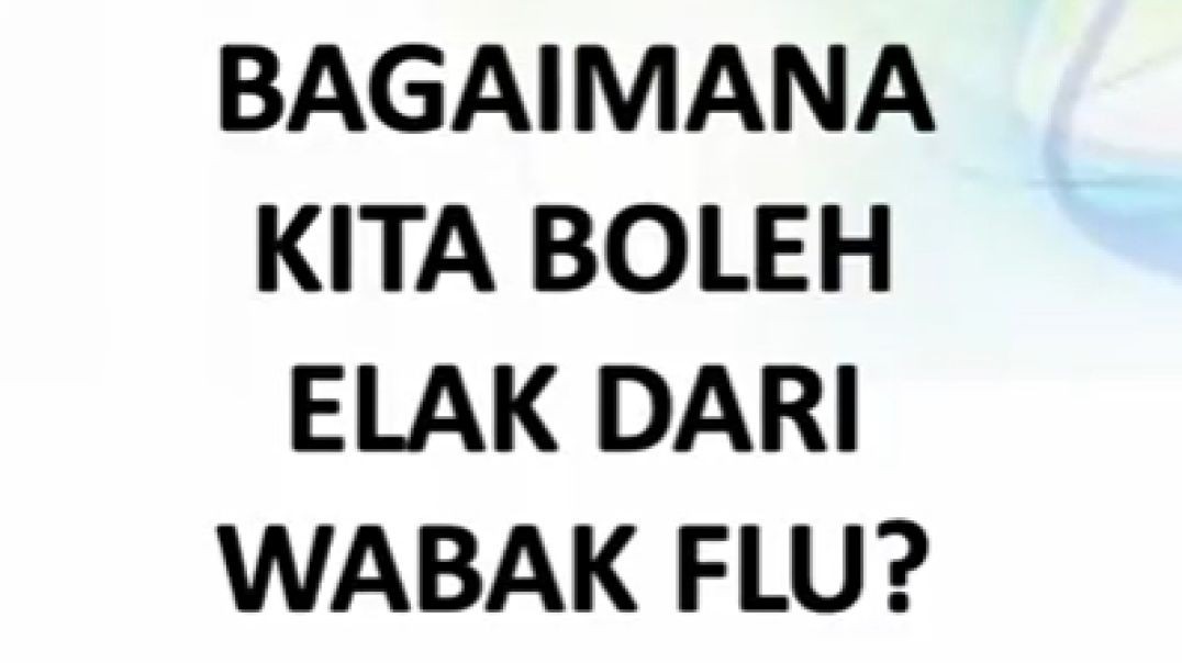 Elak wabak flu atau selesema dengan SATIVAPLUS